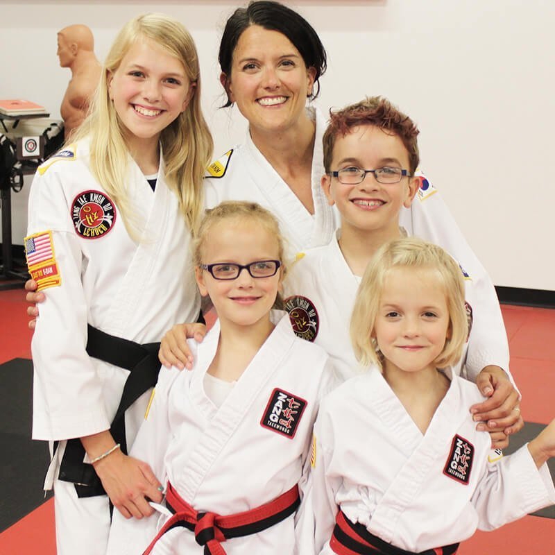 Student family photo used on the Family Class page.